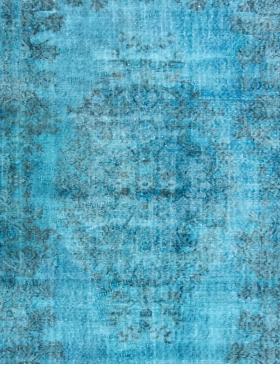 Blå Tyrkia vintage teppe 260 x 175 cm - view 4