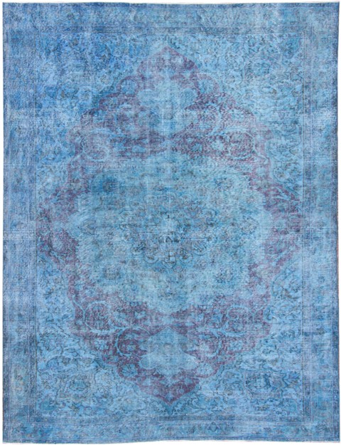 Blau Türkei Vintage Teppich 306 x 196 cm