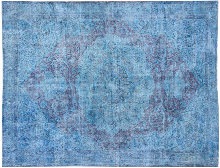 Azul Turquía Alfombra vintage 306 x 196 cm
