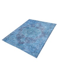 Azul Turquía Alfombra vintage 306 x 196 cm - view 2