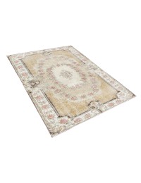 Beige Turkiet vintage matta  204 x 114 cm
