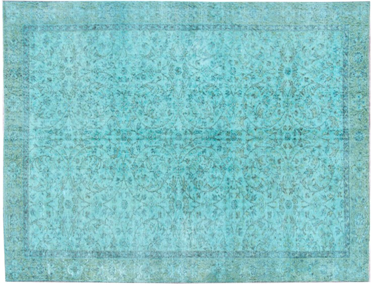 Turquesa Turquía Alfombra vintage 279 x 172 cm