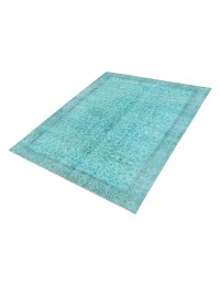 Turquesa Turquía Alfombra vintage 279 x 172 cm - view 1