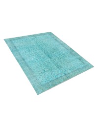 Turquesa Turquía Alfombra vintage 279 x 172 cm - view 3