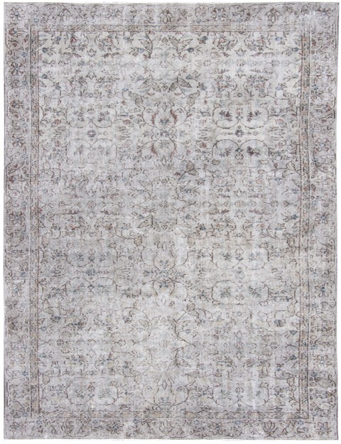 Grau Türkei Vintage Teppich 283 x 172 cm