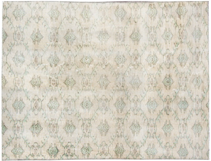 Beige Turkije Vintage Tapijt 190 x 88 cm