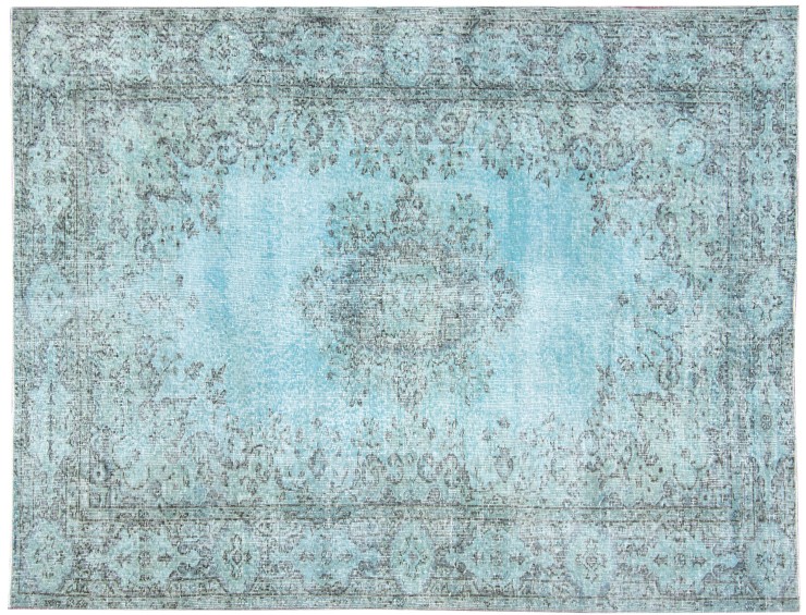 Azul Turquía Alfombra vintage  266 x 157 cm