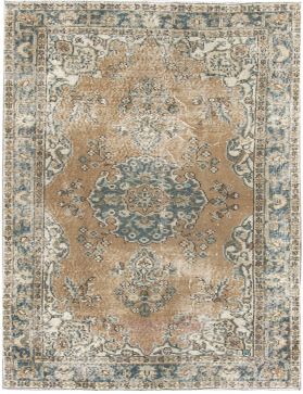 Tappeto vintage 202 x 117 beige