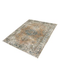 Beige Turc Tapis vintage  202 x 117 cm