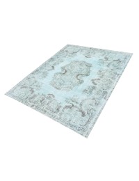 Blå Turkiet vintage matta  299 x 194 cm