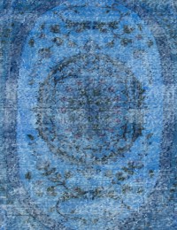 Blauw Turkije Vintage Tapijt 208 x 107 cm - view 4