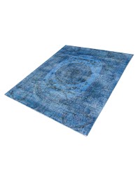 Blauw Turkije Vintage Tapijt 208 x 107 cm - view 1