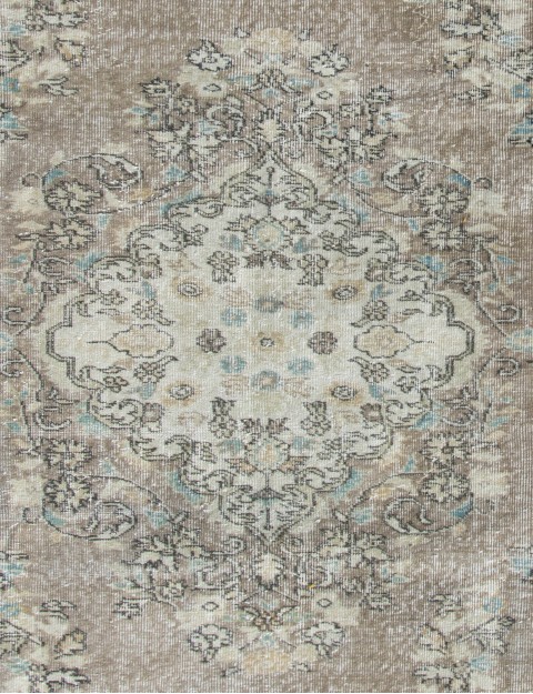 Beige Türkei Vintage Teppich  270 x 163 cm