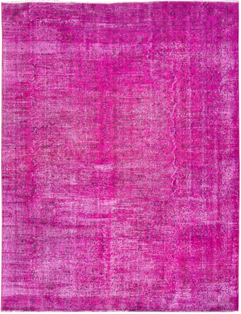 Rosa Türkei Vintage Teppich 283 x 210 cm