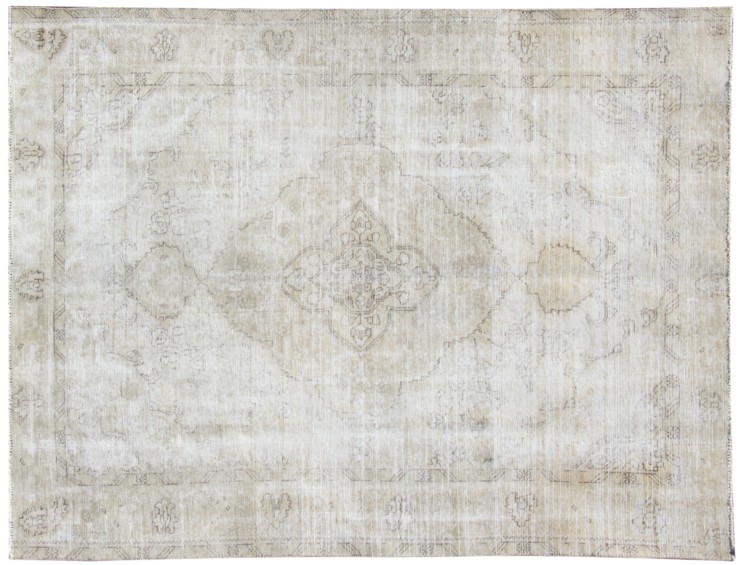 Beige Persien Persischer vintage teppich 265 x 190 cm