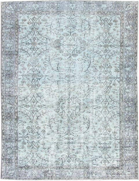 Blau Türkei Vintage Teppich 238 x 165 cm