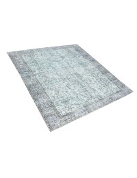 Azul Turquía Alfombra vintage 238 x 165 cm - view 3