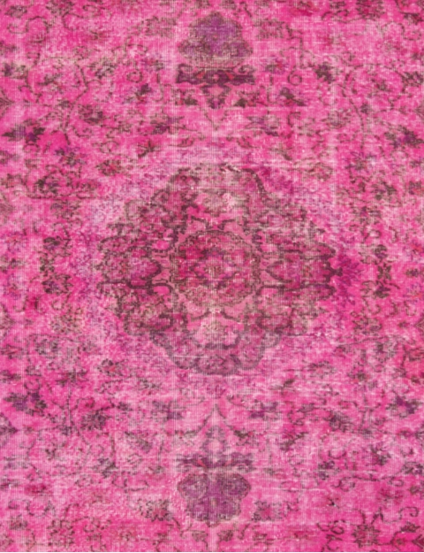 Rosa Türkei Vintage Teppich 270 x 170 cm - view 4