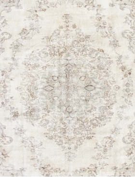 Beige Tyrkiet Vintagetæppe 291 x 175 cm - view 4