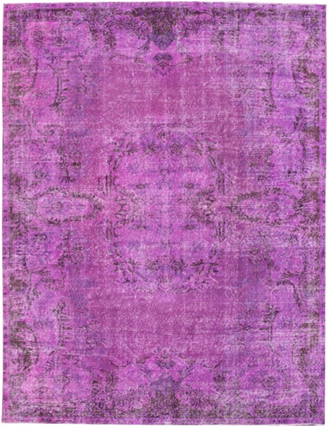 Lila Türkei Vintage Teppich 284 x 175 cm