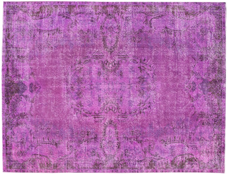 Púrpura Turquía Alfombra vintage 284 x 175 cm
