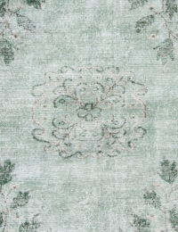 Grønn Tyrkia vintage teppe 200 x 110 cm - view 4