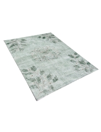 Grønn Tyrkia vintage teppe 200 x 110 cm - view 3