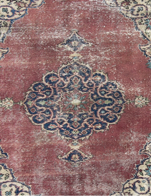 Beige Türkei Vintage Teppich 210 x 108 cm - view 4