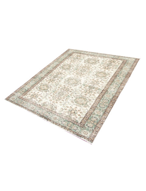 Beige Turc Tapis vintage 208 x 117 cm - view 2