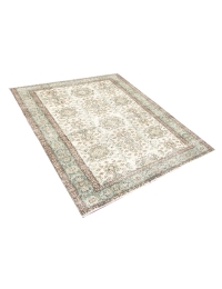 Beige Turc Tapis vintage 208 x 117 cm - view 4