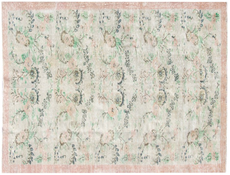 Beige Turquía Alfombra vintage 287 x 178 cm