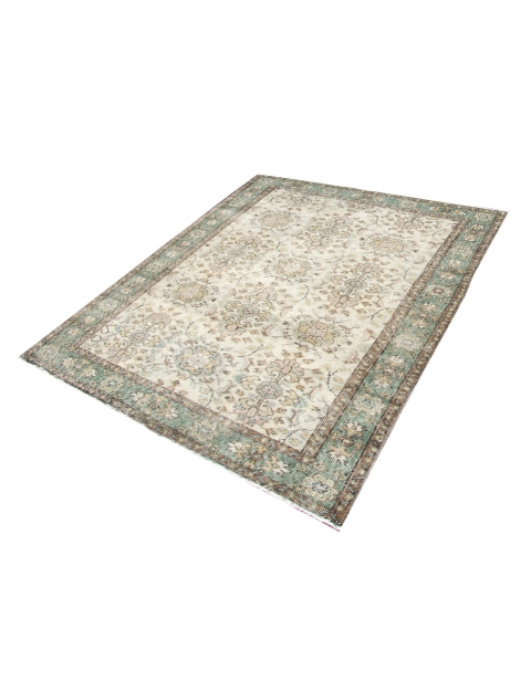 Beige Turc Tapis vintage 213 x 115 cm - view 1