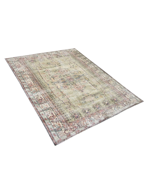Grün Türkei Vintage Teppich 225 x 115 cm - view 3