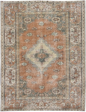Marrone Turco Tappeto vintage 234 x 142 cm