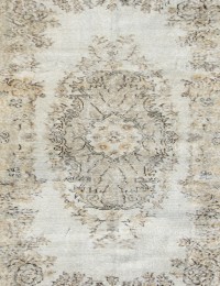 Beige Turquía Alfombra vintage 220 x 123 cm - view 4
