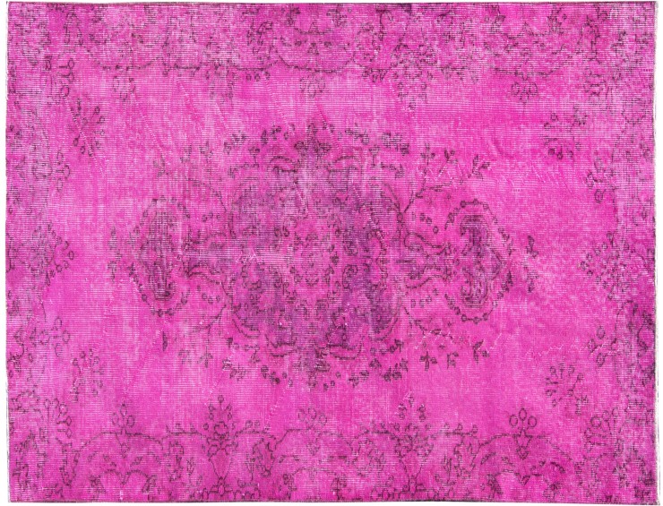 Rose Turc Tapis vintage 198 x 110 cm