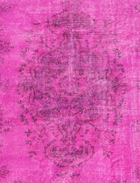 Rose Turc Tapis vintage 198 x 110 cm - view 4