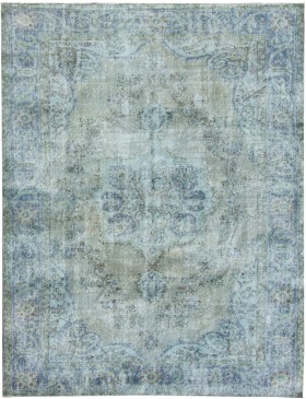 Blå Turkiet vintage matta  287 x 170 cm