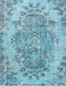 Blu Turco Tappeto vintage 255 x 180 cm - view 4