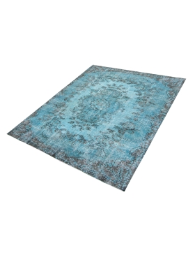 Blu Turco Tappeto vintage 255 x 180 cm - view 1