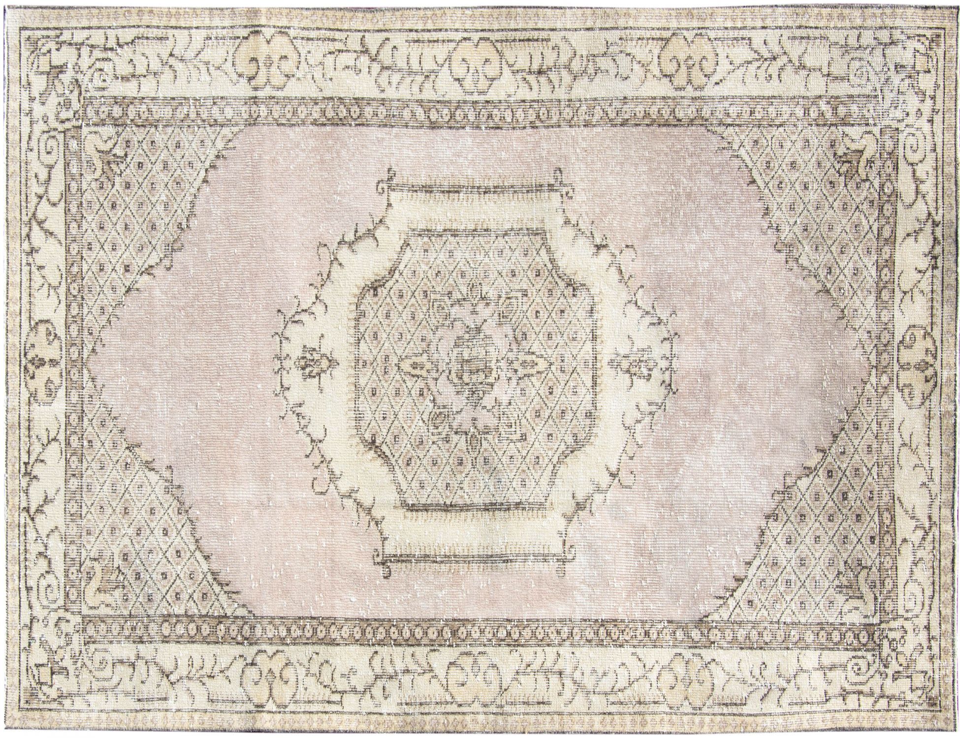 Vintagetæppe  beige <br/>210 x 113 cm