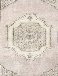 Beige Turquía Alfombra vintage 210 x 113 cm - view 4