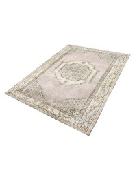 Beige Turquía Alfombra vintage 210 x 113 cm - view 2