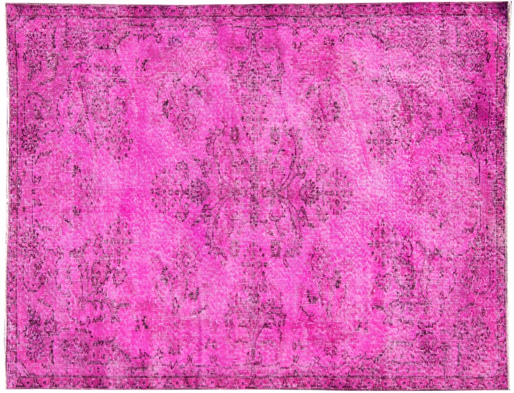 Rosa Turquía Alfombra vintage 210 x 117 cm