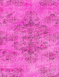 Rosa Turquía Alfombra vintage 210 x 117 cm - view 4
