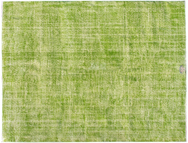 Verde Turquía Alfombra vintage 303 x 208 cm