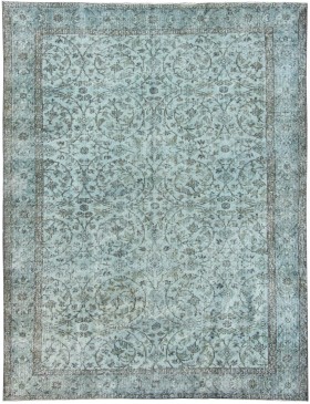Blå Turkiet vintage matta  273 x 172 cm