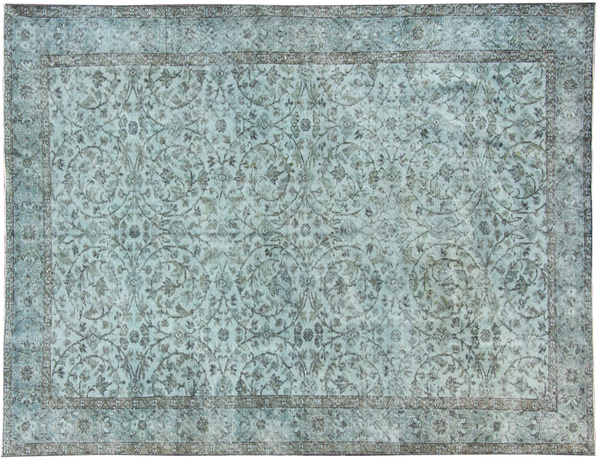 Vintagetæppe  blå <br/>273 x 172 cm