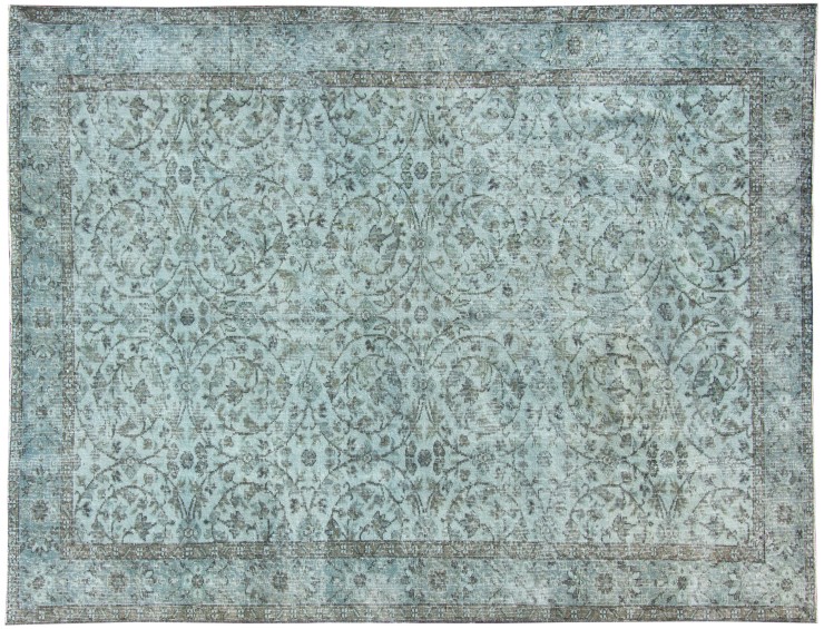 Blå Tyrkiet Vintagetæppe 273 x 172 cm