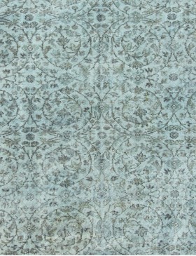 Blå Turkiet vintage matta  273 x 172 cm